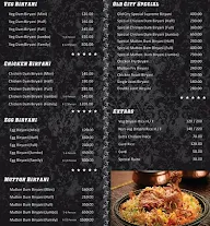 Old City Biryani House menu 1