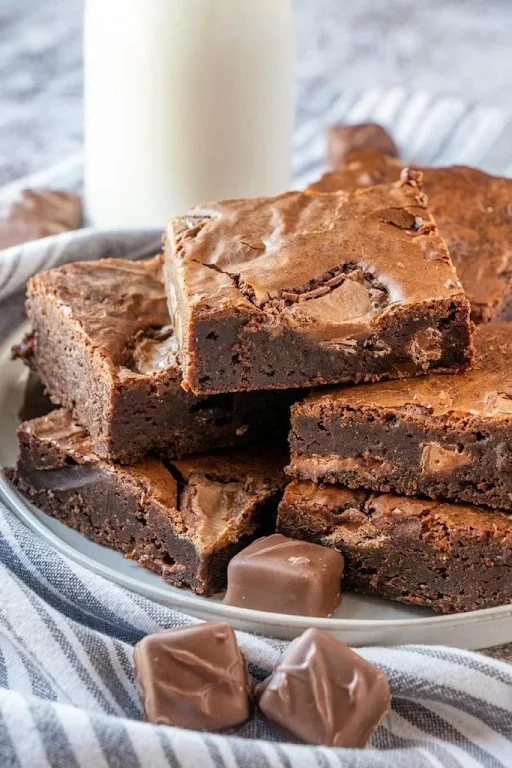 Rich Chocolate Walnut Brownie In A Jar