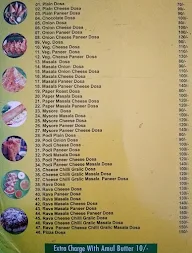 Raman Dosa Wala menu 1