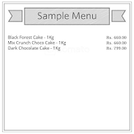 Cakes N Balloons menu 2