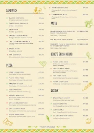 Boho - The Ground Cafe menu 2