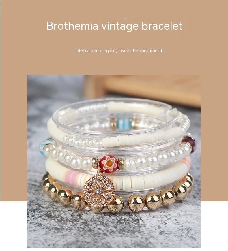 Title 1, Bracelet Bohème Exquis Nouveau Arts Créatifs Un...