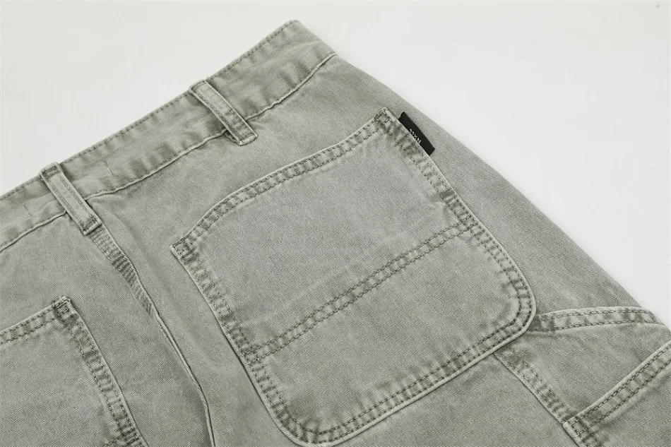 Pantalones vaqueros retro americanos para hombre estilo clásico comodidad duradera corte perfecto para looks casuales o elegantes.