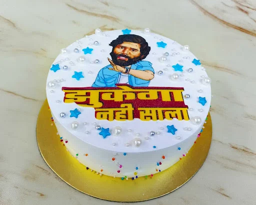 Pushpa Attitude Cake