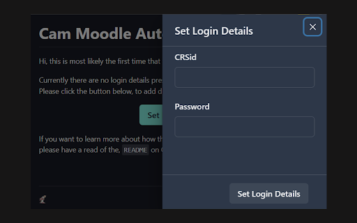 Cam Moodle Auto Login