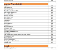 Rahul's Food Court menu 3