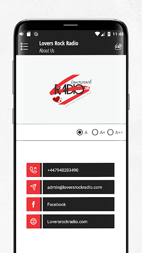 Screenshot Loversrock Radio