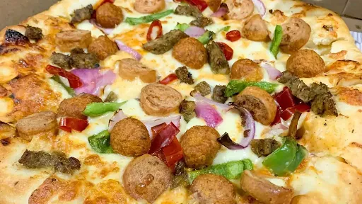 Chicken Popcorn Pizza