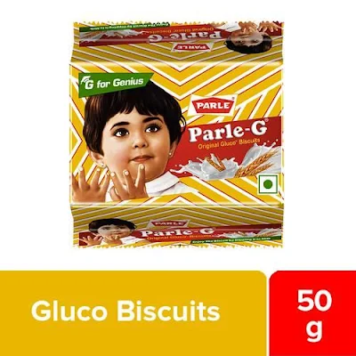 Parle's Parle Gluco Biscuits - Parle-G 50 Gm