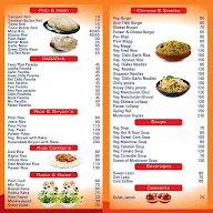 PFC Restaurant menu 3