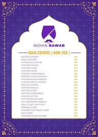 The Indian Nawab menu 6