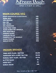 Afreen Bagh menu 6