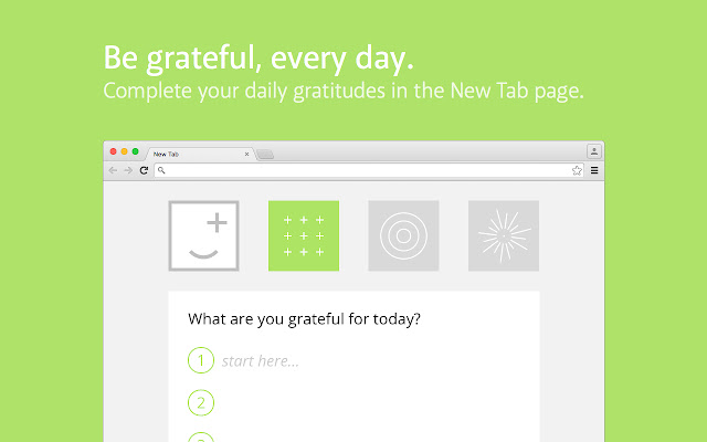 Positivity Space for Google Chrome™