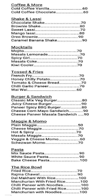 Safarnama menu 1