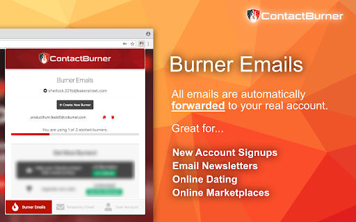 Contact Burner - Disposable Email Manager