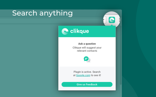 Clikque: search Google & your contacts Preview image 1