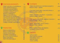 Fried Spot menu 1