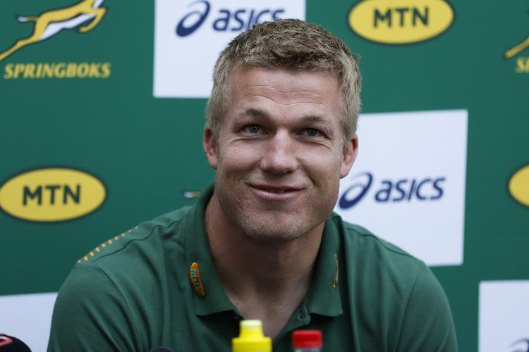 Pieter-Steph du Toit during the SA men's national rugby team media conference at Southern Sun Emnotweni on August 3 2022 in Mbombela.