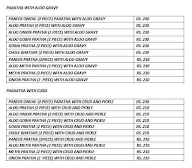 Delhi Wala Paratha menu 1