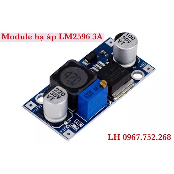 Mạch Nguồn Giảm Áp, Hạ Áp Dc - Dc Lm2596 3A