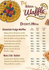 The Belgian Waffle Store menu 1