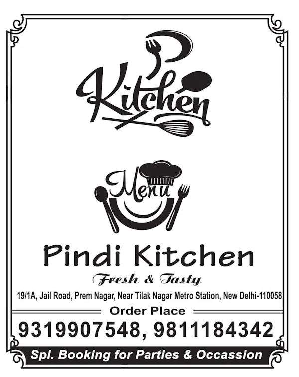 Pindi Kitchen menu 