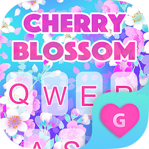 Download Cherry Blossom Keyboard Theme for Girls For PC Windows and Mac