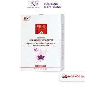 Mặt Nạ Dưỡng Trắng, Trẻ Hóa Da Nhụy Hoa Nghệ Tây Vk Ii Love Skin White Facial Mask Collagen Saffron 1 Miếng