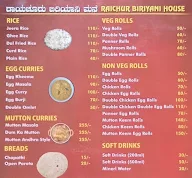 Raichur Biryani House menu 3