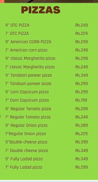 Downtown Pizza menu 1