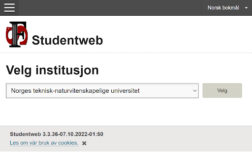 Studentweb autofyll