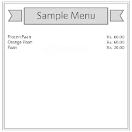 Banaras Pan House menu 1