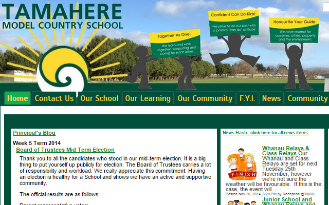 Tamahere Model Country School chrome extension