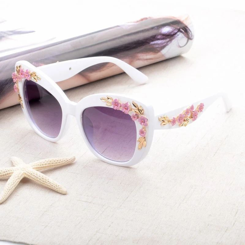 Title 4, Lunettes de Soleil Femme Fleur