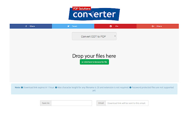 ODT to PDF Converter