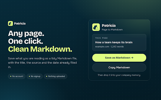 Patricia App screenshot 1