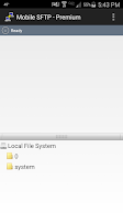 Mobile SFTP (Premium Version) Screenshot