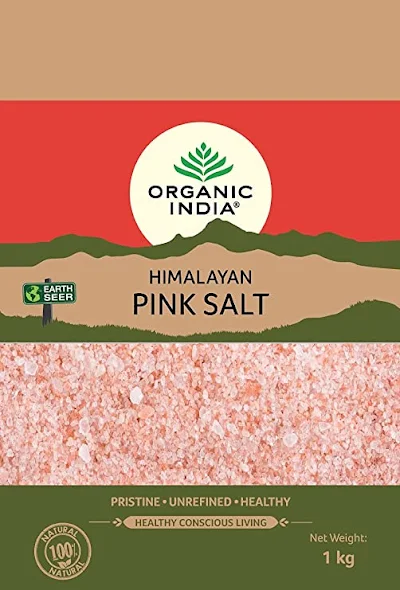 Organic India Pink Rock Salt - 1 kg