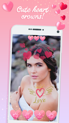 Heart Crown Photo Editor Kawaii Camera APK download 