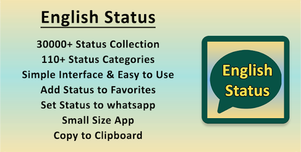 English Status Apps Bei Google Play