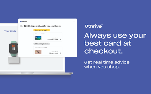 Uthrive: Use best cards for rewards & savings