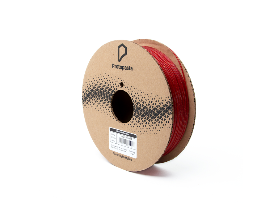 Protopasta Fleck'n Fire Red Glitter HTPLA Filament - 1.75mm (0.5kg)