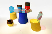 Cork furniture by Laurie Wiid van Heerden.