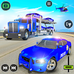 Cover Image of Télécharger Us Police Cop Car Transporter Truck 2019 1.0.4 APK