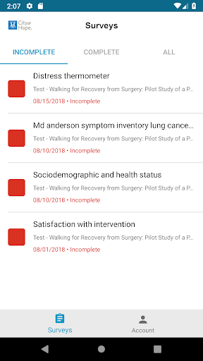 City of Hope Research Surveys - v1.04