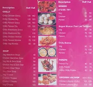 Indu Chinese Food menu 1