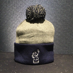 Snakes Toque (Navy Blue)