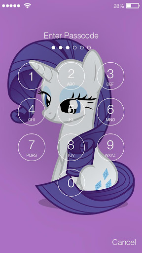 Pony Sketch ART Screen Lock