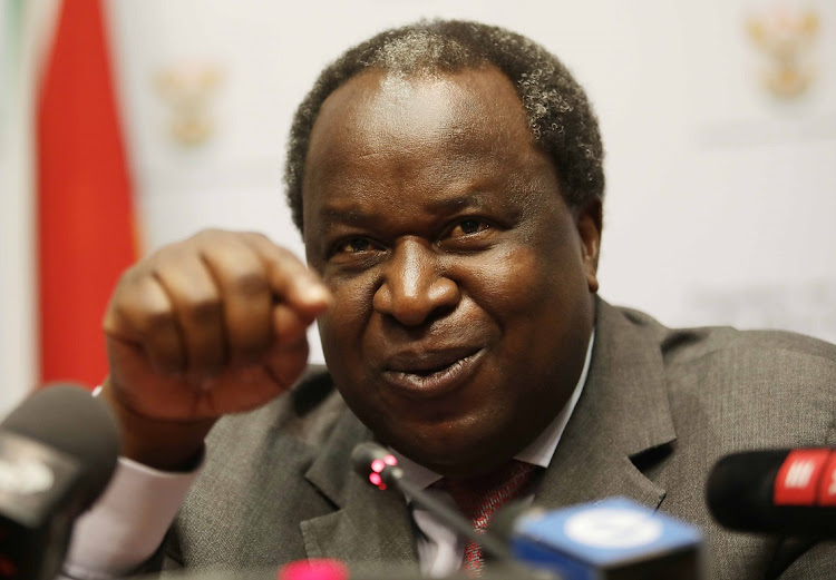 Finance minister Tito Mboweni.