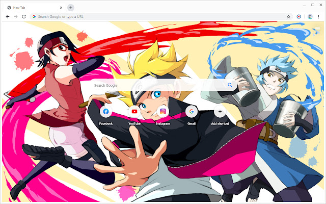 Sarada Uchiha Naruto Wallpapers New Tab